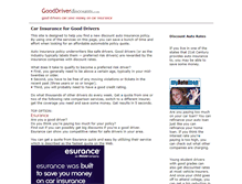 Tablet Screenshot of gooddriverdiscounts.com